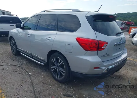 2018 Nissan Pathfinder Platinum from USA, damaged, VIN 5N1DR2MM0JC646635